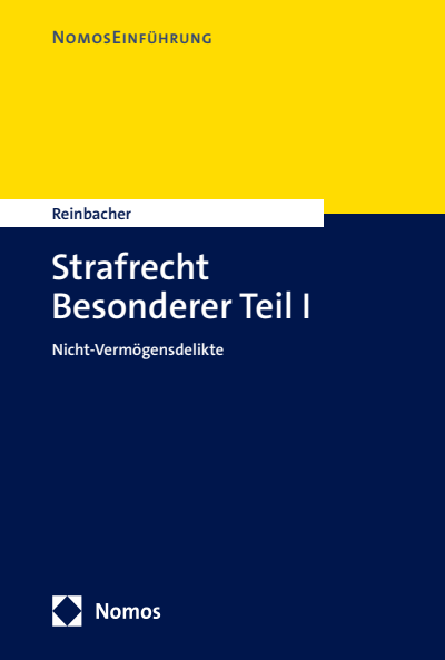 Cover des Buchs: Strafrecht Besonderer Teil I
