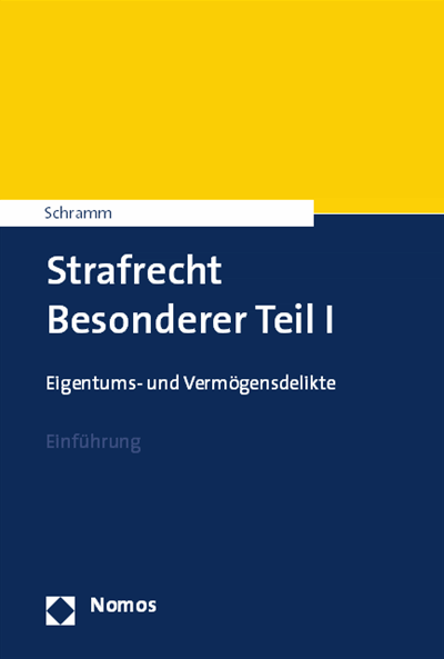 Cover des Buchs: Strafrecht Besonderer Teil I