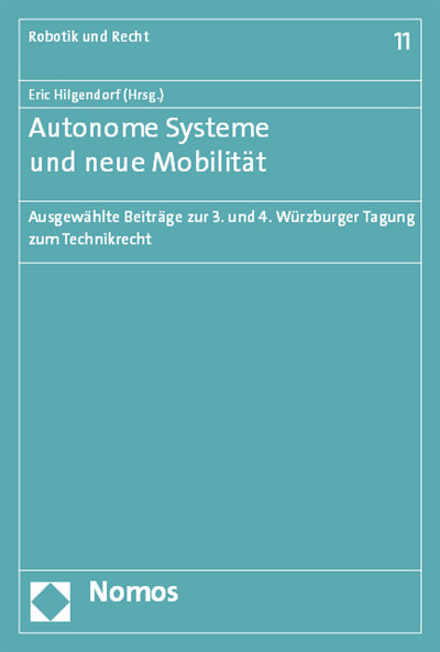 Cover of book: Autonome Systeme und neue Mobilität