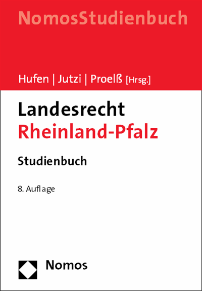 Cover of book: Landesrecht Rheinland-Pfalz
