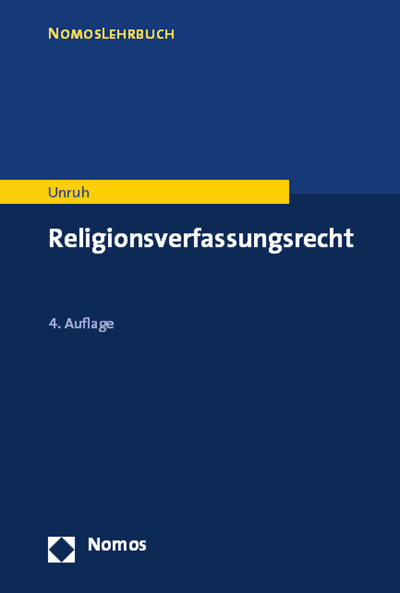Cover of book: Religionsverfassungsrecht