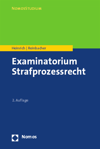 Cover des Buchs: Examinatorium Strafprozessrecht