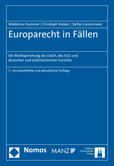 Cover des Buchs: Europarecht in Fällen