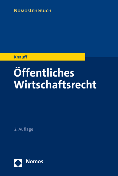 Cover of book: Öffentliches Wirtschaftsrecht