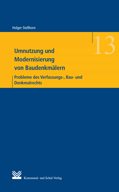 Cover of book: Umnutzung und Modernisierung von Baudenkmälern