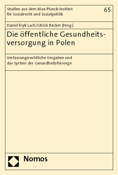 Cover of book: Die öffentliche Gesundheitsversorgung in Polen