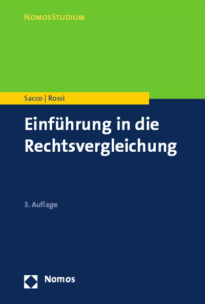 Cover des Buchs: Einführung in die Rechtsvergleichung