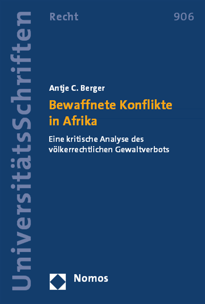 Cover des Buchs: Bewaffnete Konflikte in Afrika