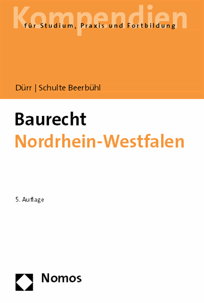Cover of book: Baurecht Nordrhein-Westfalen
