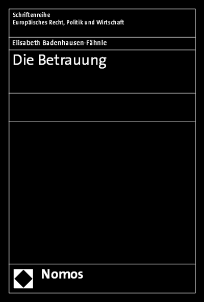 Cover des Buchs: Die Betrauung