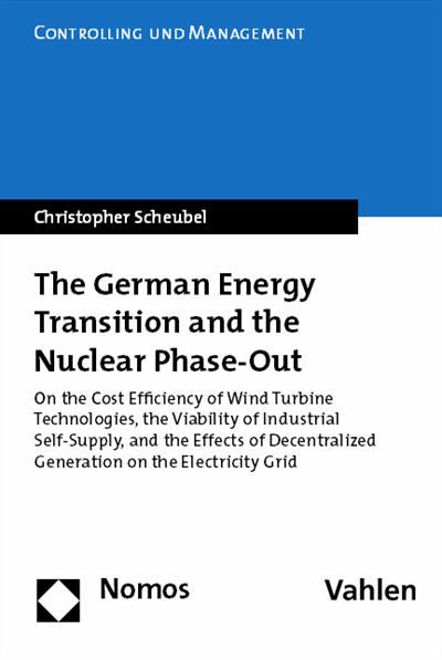 Cover of book: The German Energy Transition and the Nuclear Phase-Out