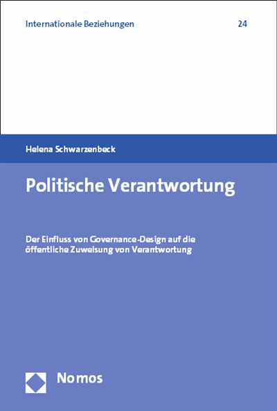 Cover of book: Politische Verantwortung
