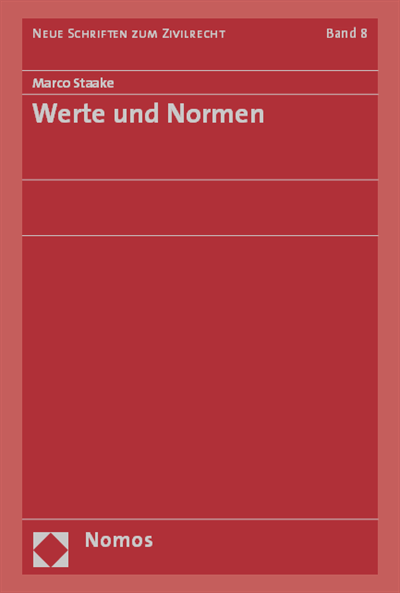 Cover of book: Werte und Normen