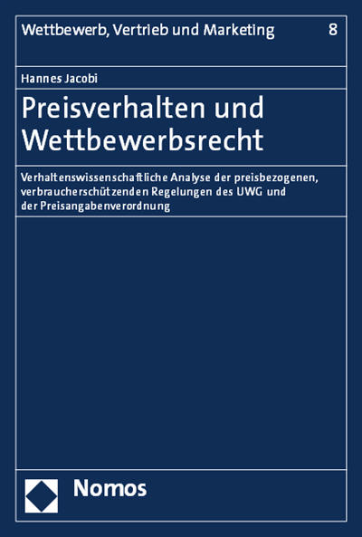 Cover des Buchs: Preisverhalten und Wettbewerbsrecht
