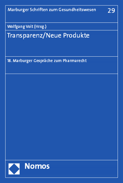 Cover of book: Transparenz/Neue Produkte