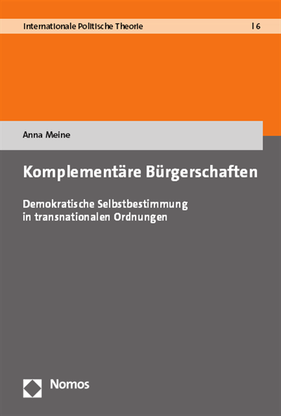 Cover of book: Komplementäre Bürgerschaften