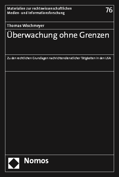 Cover des Buchs: Überwachung ohne Grenzen