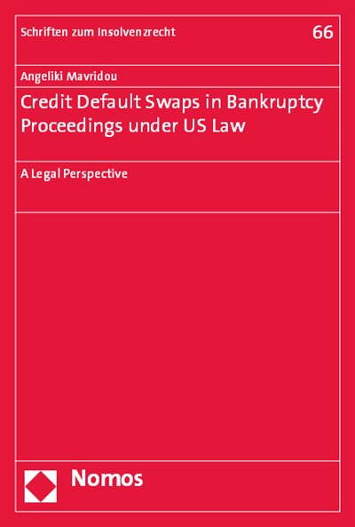 Cover des Buchs: Credit Default Swaps in Bankruptcy Proceedings under US Law