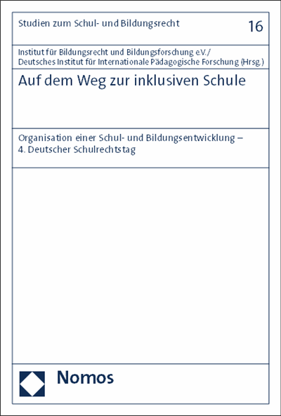 Cover des Buchs: Auf dem Weg zur inklusiven Schule