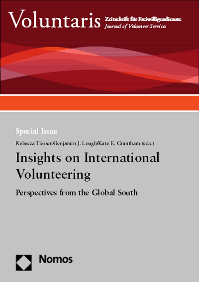 Cover of book: Insights on International Volunteering