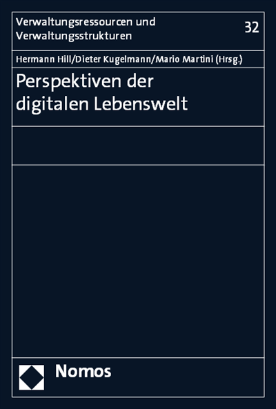 Cover of book: Perspektiven der digitalen Lebenswelt