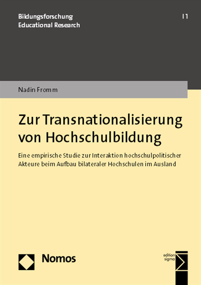 Cover of book: Zur Transnationalisierung von Hochschulbildung