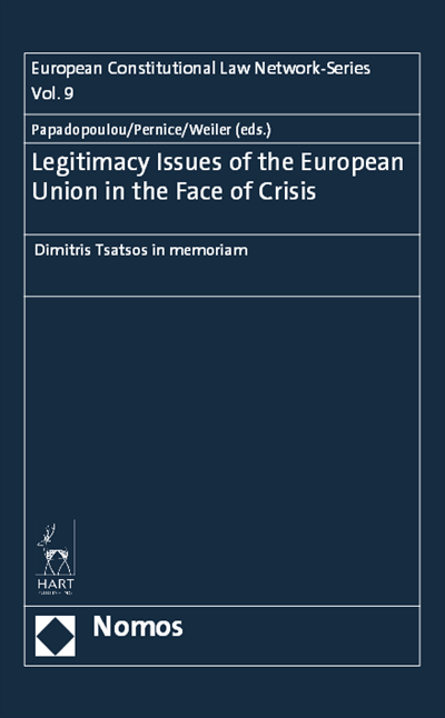 Cover des Buchs: Legitimacy Issues of the European Union in the Face of Crisis