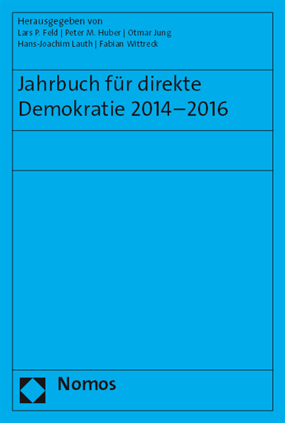 Cover des Buchs: Jahrbuch für direkte Demokratie 2014-2016