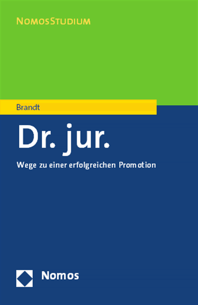 Cover des Buchs: Dr. jur.