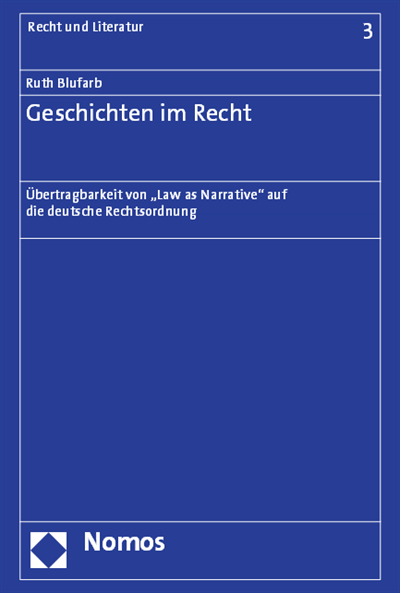 Cover des Buchs: Geschichten im Recht