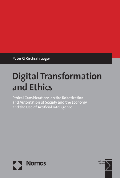 Cover des Buchs: Digital Transformation and Ethics