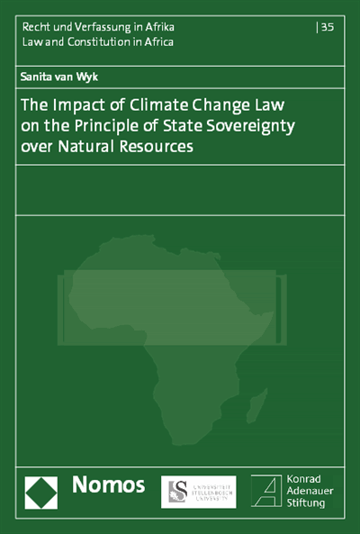 Cover of book: The Impact of Climate Change Law on the Principle of State Sovereignty Over Natural Resources