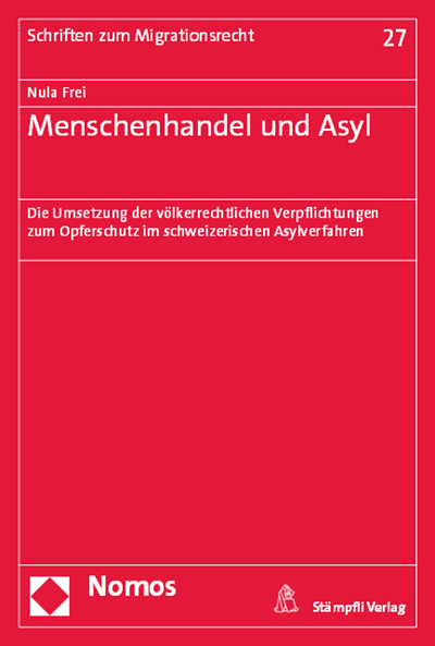 Cover des Buchs: Menschenhandel und Asyl