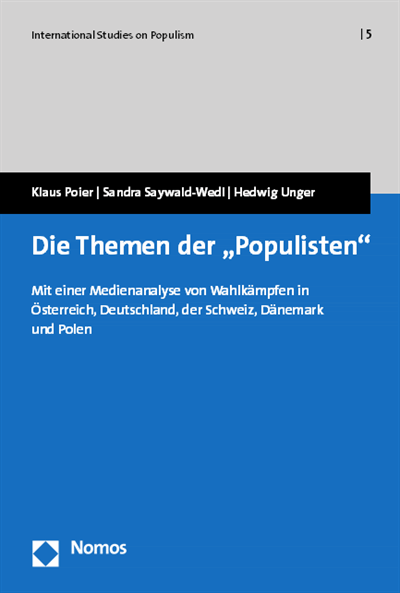Cover of book: Die Themen der "Populisten"
