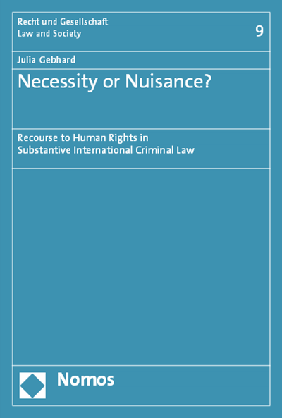 Cover of book: Necessity or Nuisance?