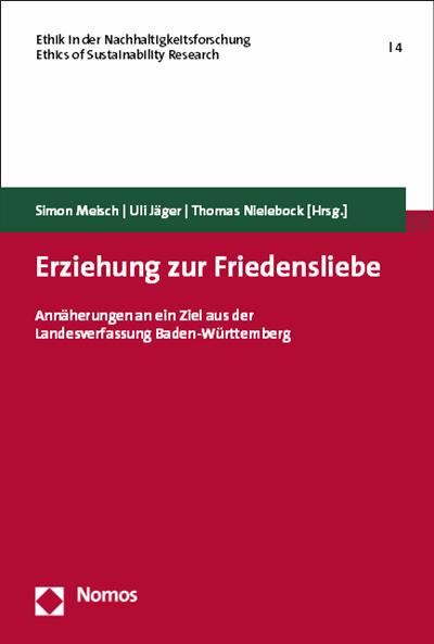Cover des Buchs: Erziehung zur Friedensliebe