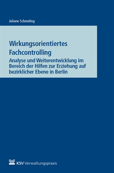 Cover of book: Wirkungsorientiertes Fachcontrolling Fremdwerk KSV