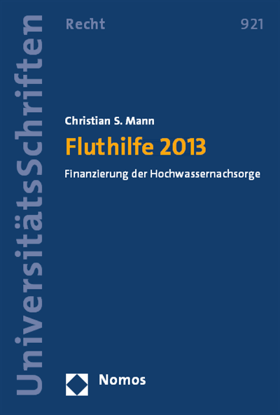Cover of book: Fluthilfe 2013