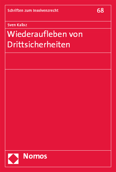 Cover des Buchs: Wiederaufleben von Drittsicherheiten