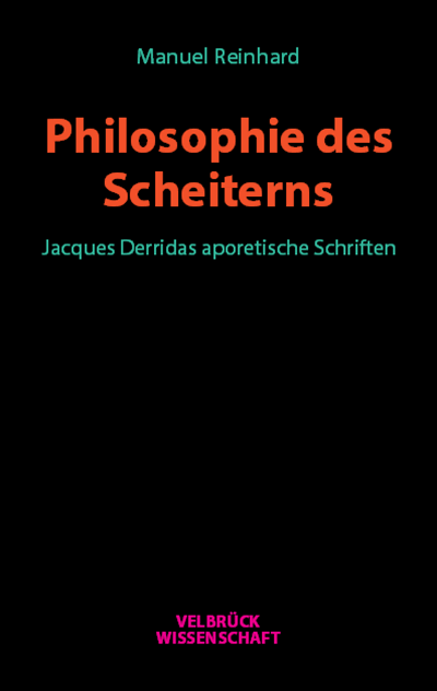 Cover of book: Philosophie des Scheiterns