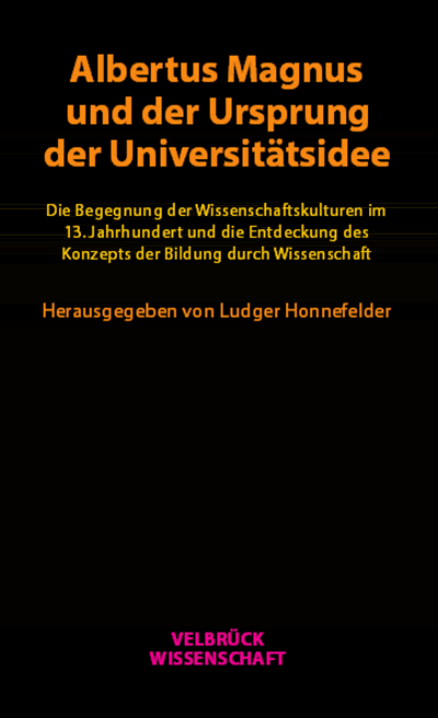 Cover of book: Albertus Magnus und der Ursprung der Universitätsidee