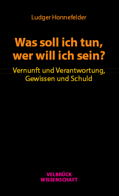Cover of book: Was soll ich tun, wer will ich sein?