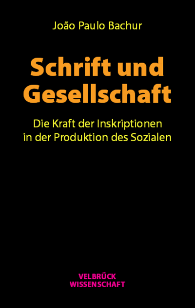 Cover of book: Schrift und Gesellschaft