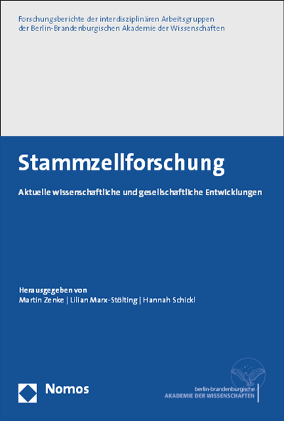 Cover of book: Stammzellforschung