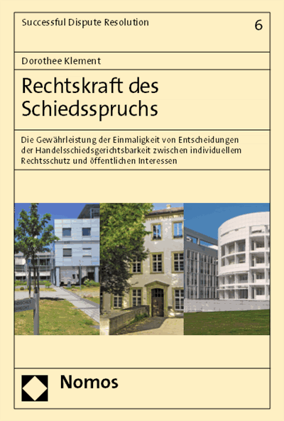 Cover des Buchs: Rechtskraft des Schiedsspruchs