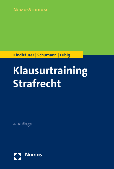 Cover des Buchs: Klausurtraining Strafrecht