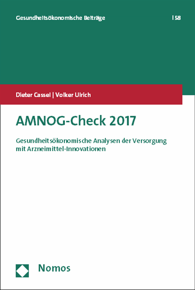 Cover des Buchs: AMNOG-Check 2017