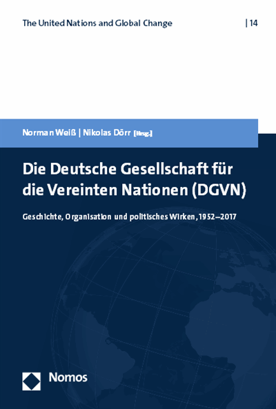 Cover des Buchs: Die Deutsche Gesellschaft für die Vereinten Nationen (DGVN)