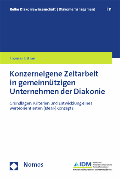 Cover of book: Konzerneigene Zeitarbeit in gemeinnützigen Unternehmen der Diakonie
