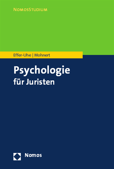 Cover of book: Psychologie für Juristen